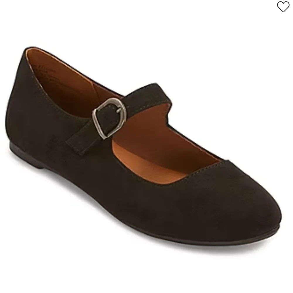Arizona Girl's Size 6.5 Shoes Black Lloyd Mary Jane Round Closed Toe Flat Dressy